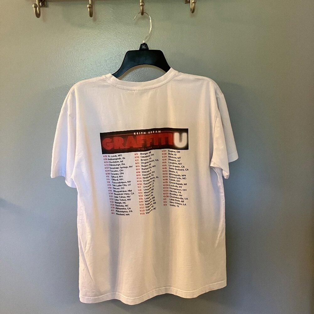 Keith Urban Graffiti U World Tour 2018 T-Shirt Large - Picture 4 of 5
